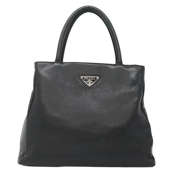 Prada Black Leather handbag - Picture 1 of 10